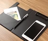 Quality PU Leather Folding Clipboard A4 A5 Paper Clip Board Office Writing Pad ► Photo 2/6