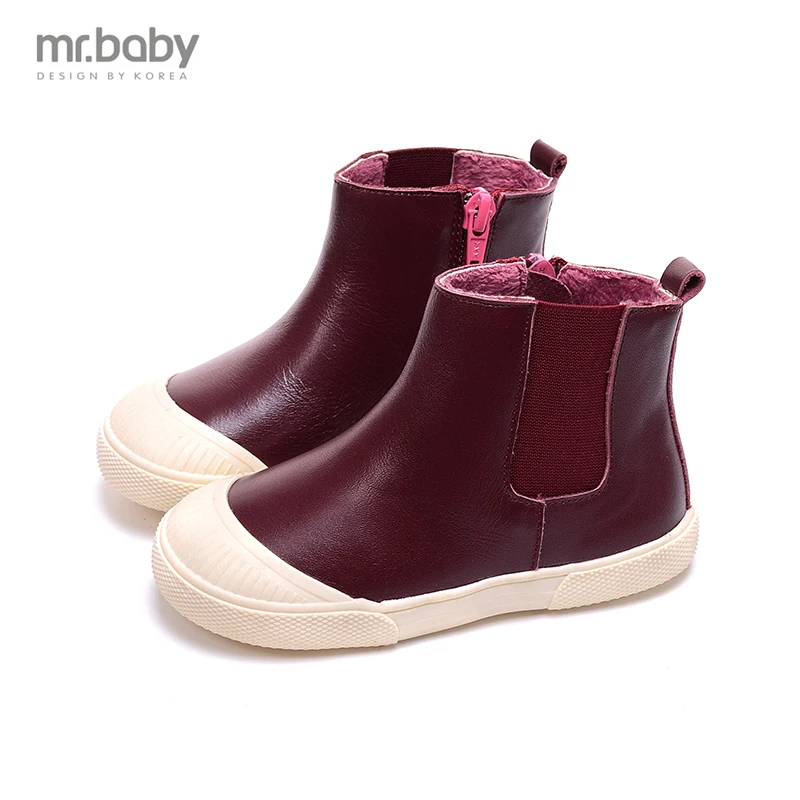 

Mr.baby children's shoes new shoes and leather boots high-end simplicity