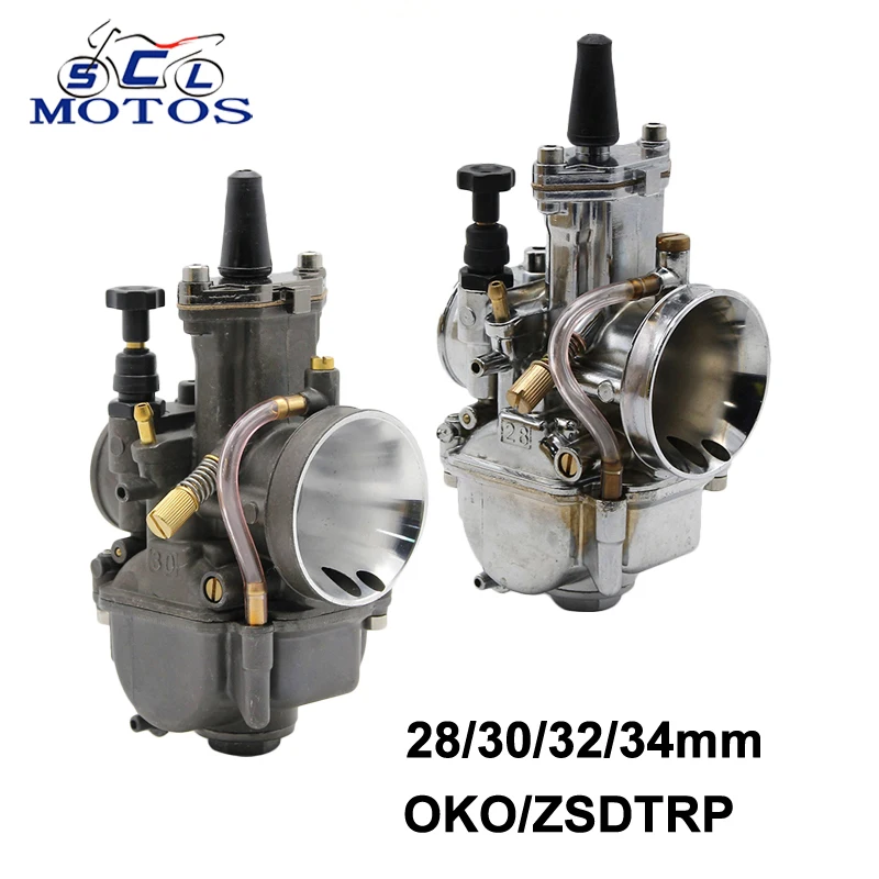 Splmotos 28 30 32 34 мм PWK OKO карбюратор для мотоцикла с гидроабразивной струей подходит 4T