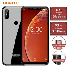 OUKITEL C13 Pro 6,1" 19:9 2 ГБ 16 ГБ Android 9,0 мобильный телефон MT6739 Четырехъядерный 4G LTE смартфон 5G/2,4G wifi Face ID Fingerp