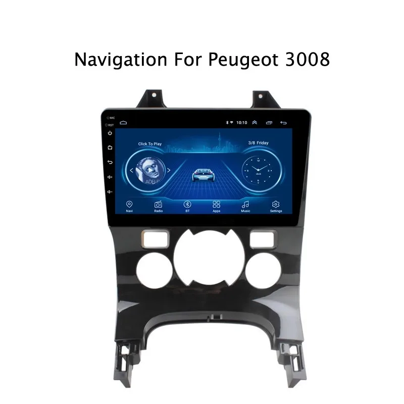 Perfect Ectwodvd 9inch Andriod 8.1 Car GPS Navigation For Peugeot 3008 2009-2012 Car DVD Multimedia System With Casing 1 Perfect Ectwodvd 9inch Andriod 8.1 Car GPS Navigation For Peugeot 3008 2009-2012 Car DVD Multimedia System With Casing 1