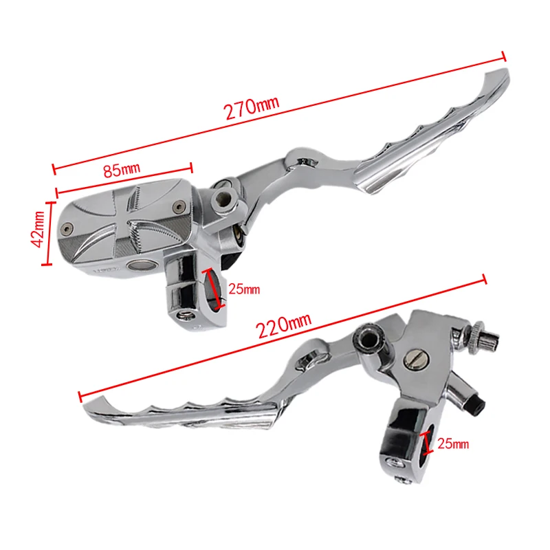Nordson Universal Brake Clutch Pump Lever Motorcycle Hydraulic Master Cylinder 22MM 25MM Motorcycle Accessories for Honda Yamaha