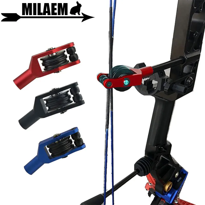 

Archery Cable Slide Bow String Splitter Roller Glide Bowstring Separator Arrow Pulley Outdoor Compound Bow Shooting Accessories