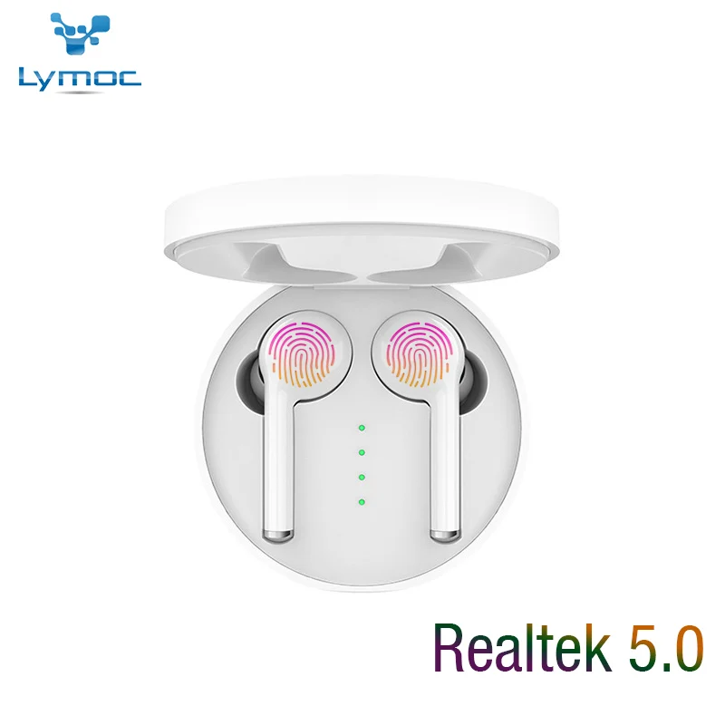 

LYMOC TW40 Bluetooth Earphones Realtek 5.0 Wireless Earbuds Sports Running Touch Headsets Noise Resolution For iPhone Android