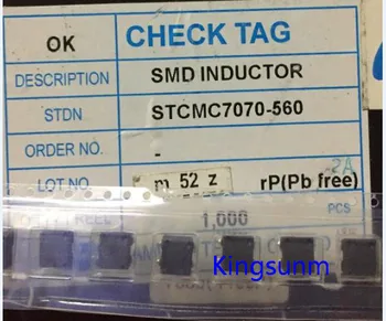 

Free shipping 10pcs SMD common mode choke inductance STCMC7070-560 SAMWHA 7X7MM