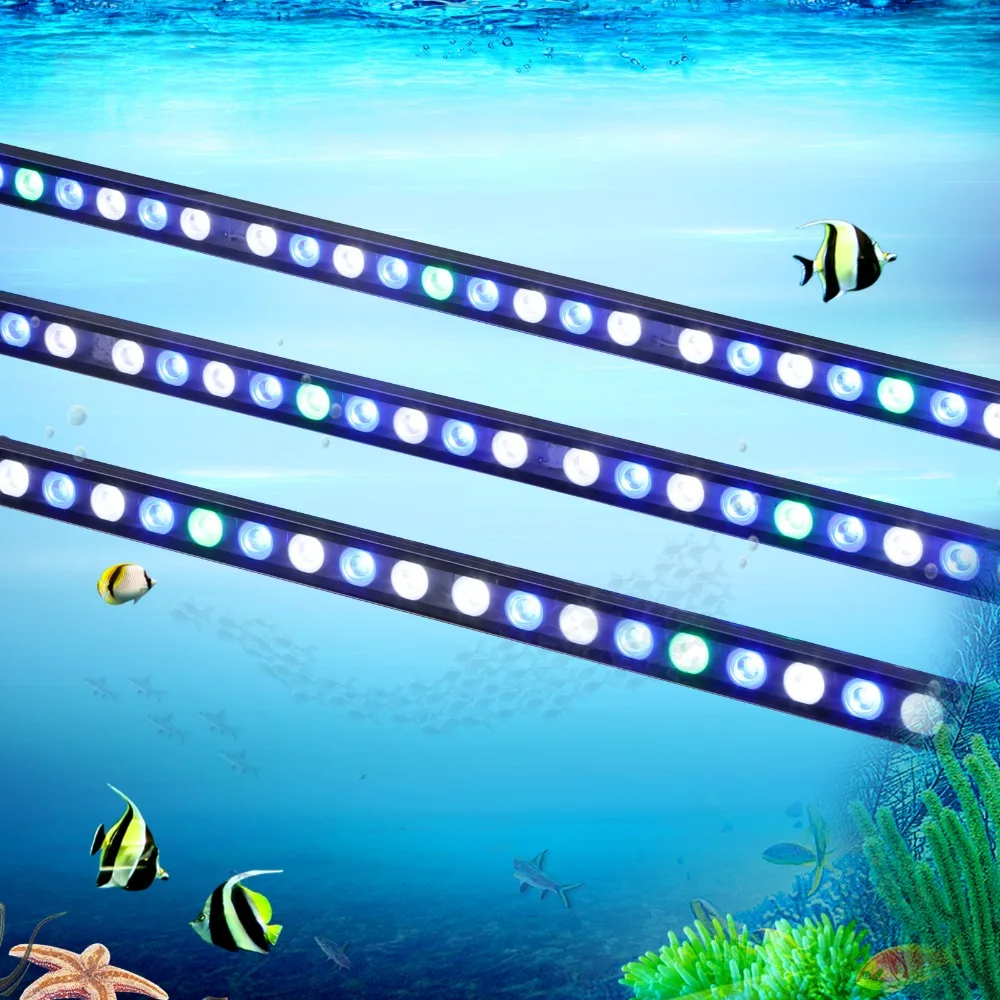 5pcs/lot 108W LED aquarium light bar hard strip lamp waterproof for