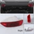 Per Jeep Compass Grand Cherokee 2011-2017 Per Dodge Journey 2012-2018 Della Luce di Nebbia Coperchio Della Lampada del Riflettore Posteriore destra 57010716AC Rosso