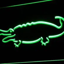 I827 Аллигатор Крокодил Дисплей декор неоновый свет sign on/off Swtich 20+ Цвета 5 размеров