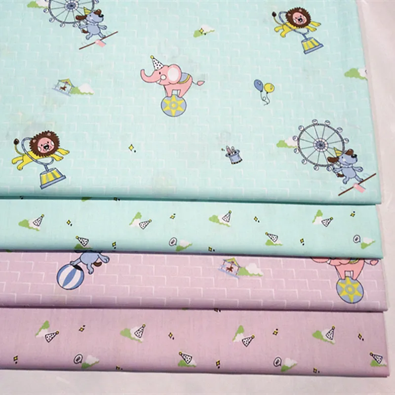 

Kids Bed Sheet Cotton Fabric Prints Cotton Cloth by meter for DIY Sewing Bed Sheet Dress making cotton fabric