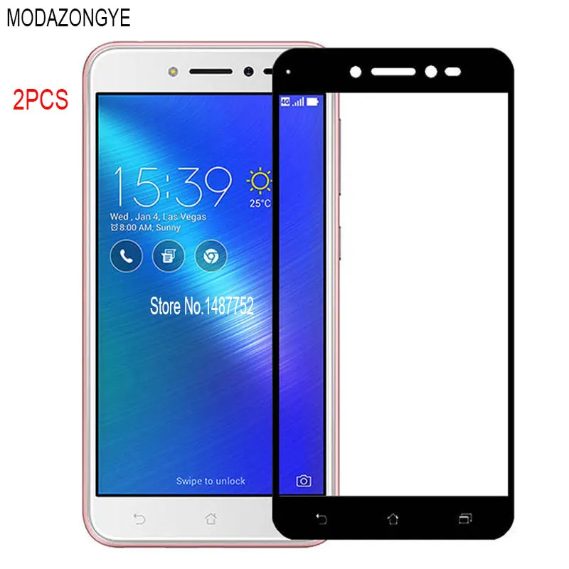 

2pcs For Tempered Glass ASUS Zenfone Live ZB501 ZB 501 KL 501KL Screen Protector ASUS A007 AOO7 ASUS_A007 Screen Film Full Cover