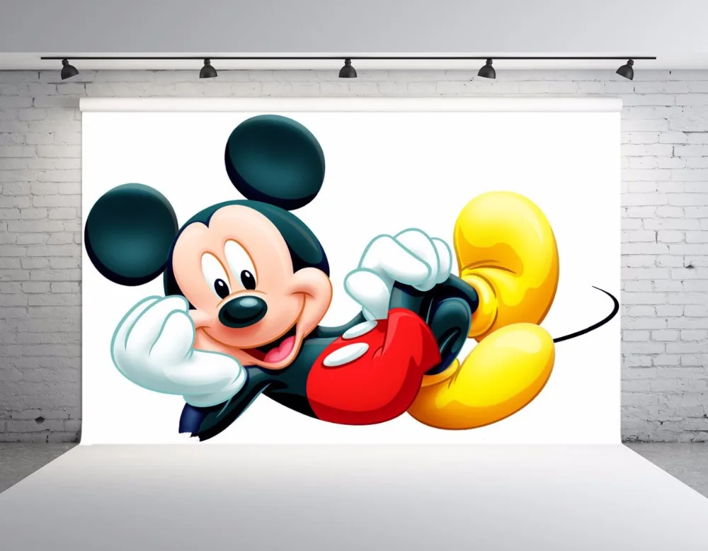 

SHENGYONGBAO Vinyl Backdrops for Photography Mickey Mouse theme Photo Studio Background NML-1071