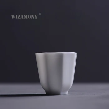 

2PCS!!!! WIZAMONY Jingdezhen Drinkware Tea Cup tea set tea bowl White Ceramic kung fu teacups Chinese Porcelain Celadon