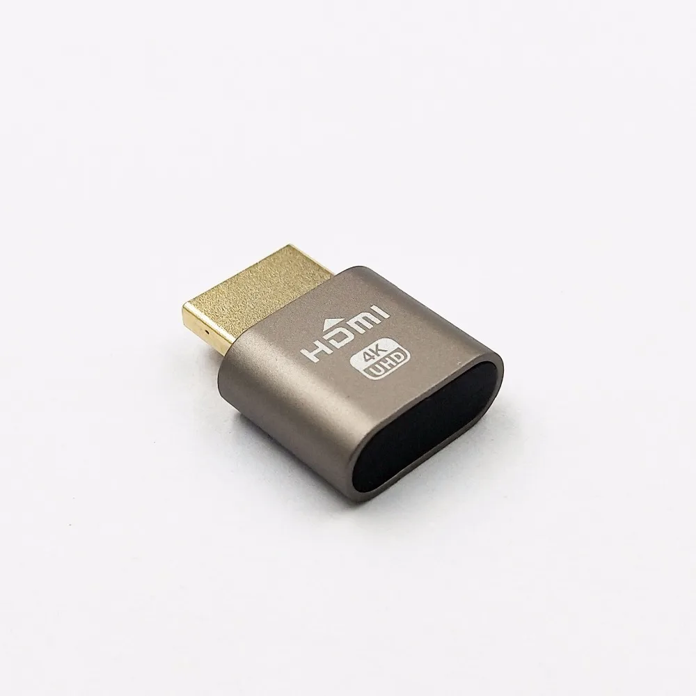 2 шт. VGA виртуальный дисплей адаптер HDMI DDC EDID пустышка без головы призрак эмулятор