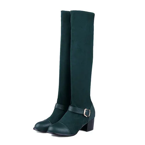 tight knee length boots