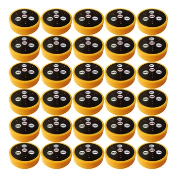 

30pcs 4-key wireless pager restaurant waiter call bell service waiter caller transmitter table button wireless calling K-D4