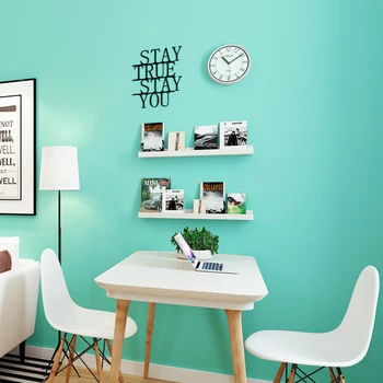 

Bacaz Blue Solid Color Wallpaper Rolls for Dinning Room Bedroom 3d Solid Wall covering 3d Wall paper Roll