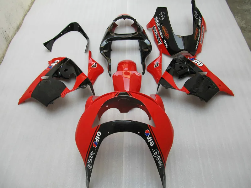 

ABS plastic full Fairing kits fit for Kawasaki ZX-9R 1998 1999 NINJA zx9r 98 99 red black bodywork fairings set TR39