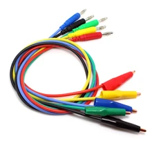 Крокодиловый зажим силовой кабель 1 м 2 m2 14AWG 10A