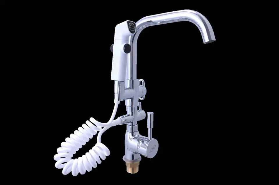 SPRING SUMMER Brass mixer tap cold water kitchen faucet kitchen sink Multifunction shower