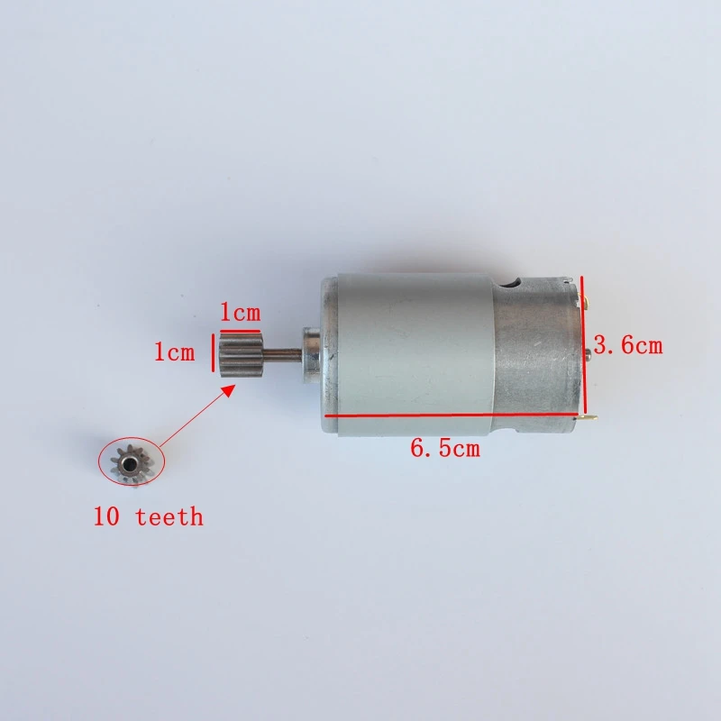 Высокий крутящий момент 65 Вт электродвигатель постоянного тока 12 вольт для детских электромобилей, 570 ручной Электрический миксер для теста мотоцикл Высокая мощность двигателя
