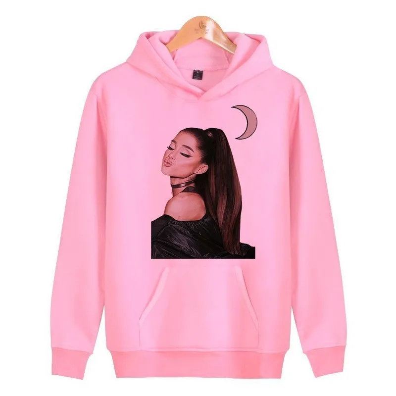 Женский свитер для женщин пуловер уличная одежда Ariana Grande Hoody Harajuku Kawaii японские
