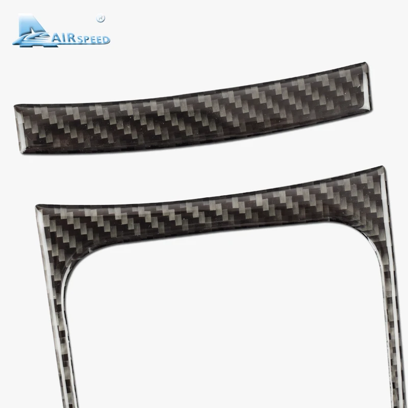 Airspeed углеродное волокно панель переключения скоростей Панель рамка крышка наклейки для Ford Mustang- автомобильные аксессуары Автомобильные наклейки Стайлинг
