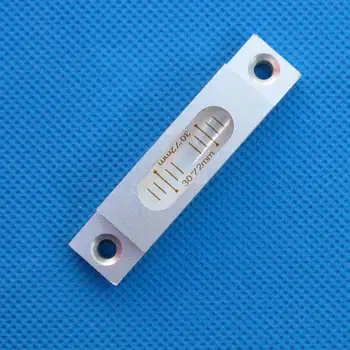 

(10 Pieces/Lot) Size 66*15*14mm Aluminum shell Submit Levels spirit level for Total Station blisters with Mounting hole