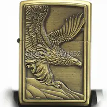 Высококачественные бронзовые крылья орла масляные зажигалки керосиновые Зажигалки ветрозащитные Металлические курительные бензиновые зажигалки