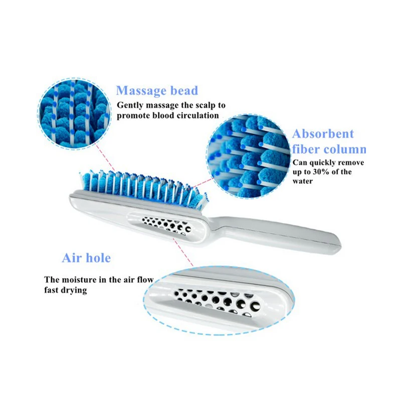 Magic Quick Drying Comb Micro Fiber Dry Hair Brushes Absorbent Care Combs Radiation Protection Pregnant Women Necessary #84965 Magic Quick Drying Comb Micro Fiber Dry Hair Brushes Absorbent Care Combs Radiation Protection Pregnant Women Necessary #84965