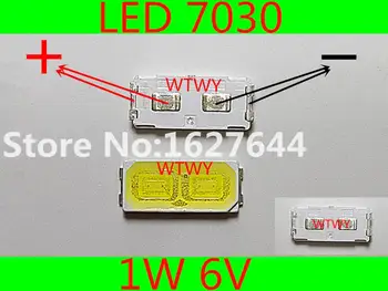 

50pcs For LG LED LCD TV Backlight Application LED 7030 LED Backlight TV High Power 1W 6V Cool white LED Backlight