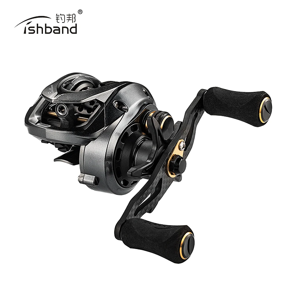 

2019 New Fishband Baitcasting Reel GH100 7.2:1 small bait casting fishing reel for trout perch tilapia fishing