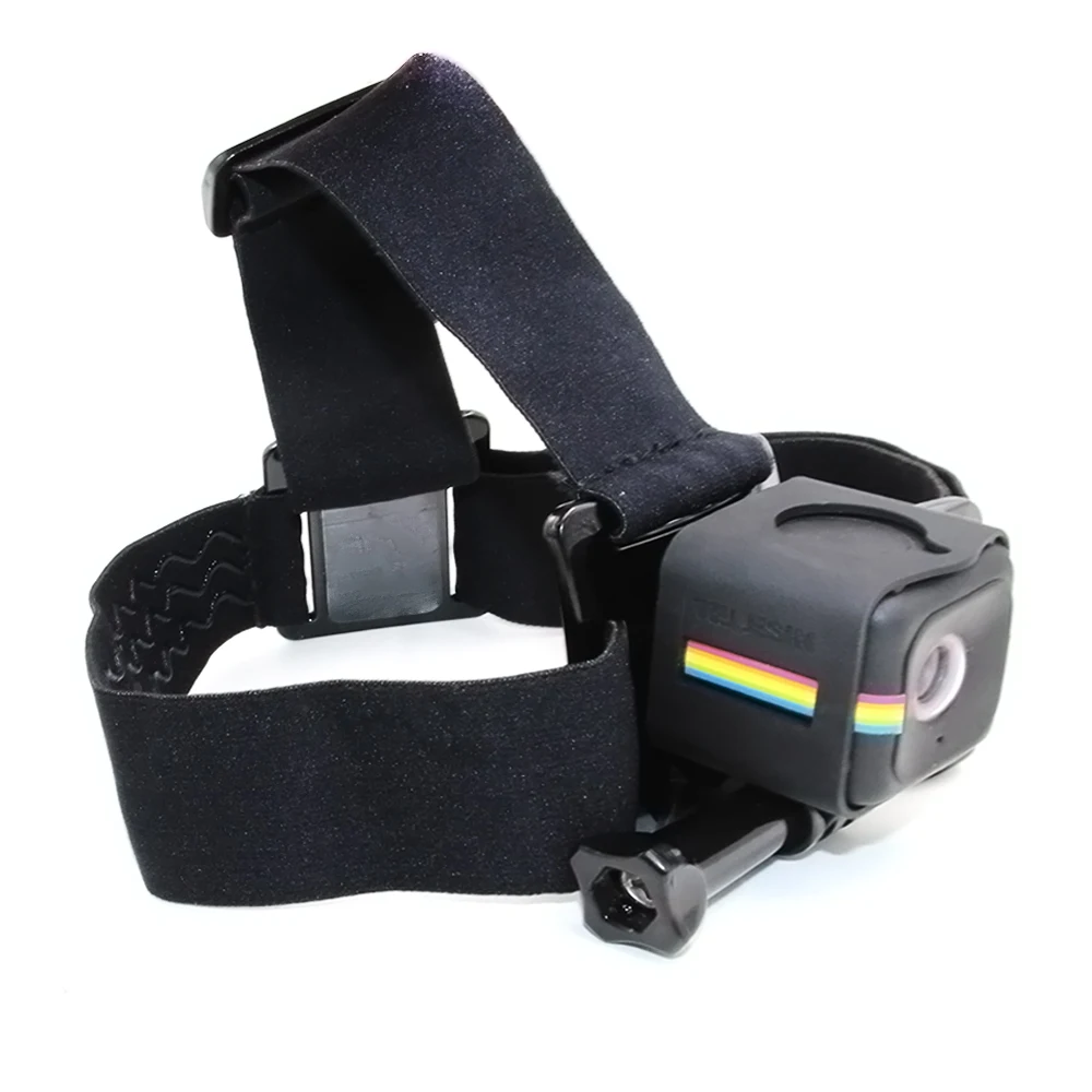 

TELESIN Elastic Adjustable Head Strap Mount Headstrap with Frame Housing for Polaroid Cube for Action Camera Accessories