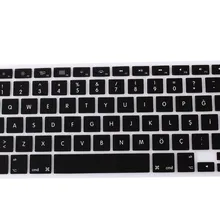 Turkish Letters Keyboard Protector for Macbook Air Pro Retina 13" 15" 17" Laptop Skin Covers for Mac book 13 15 EU Euro Version