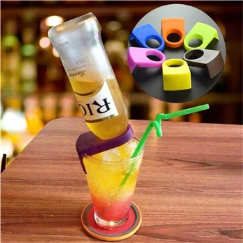 

Popular Beer bar beer buckle Snap Buckle cocktail cup bottle snap Special bartenders beer tool holiday party supplies S2017170