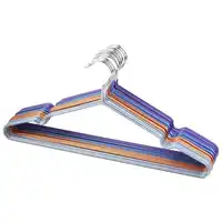 Sorplus High Quality PVC Coated Hangers/ Metal Hanger (20 pieces/Lot)