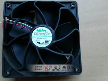 

For Nidec v12e12bs1b5-07 12v 1.85a 12cm 12038 line double ball cooling fan