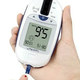 

TC +TG + HDLC + LDLC monitor blood glucose and blood lipid detection meter