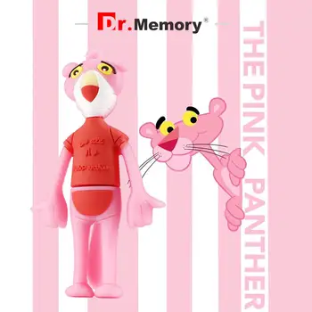 

Cartoon Pink Panther Pen Drive 4GB 8GB 16GB 32GB Animal Real Capacity Usb Drive 64GB Cartoon Panther Memory Stick Usb Key Gift