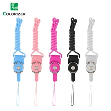 Многофункциональные ремешки для мобильных телефонов, веревка для iPhone, samsung, цветные, съемные, нейлоновые, с ремешком на шею, украшение для телефона