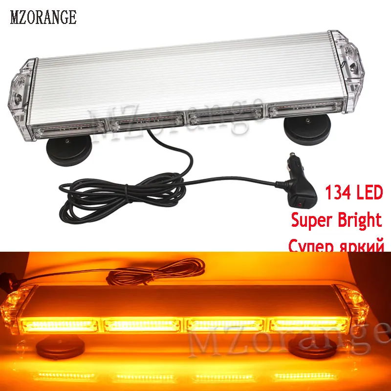 

MZORANGE 12V-24V Warnning Lightbar Emergency Led Lights Police Ambulance Strobe Light Flashing Lamp Magnet Basic Amber