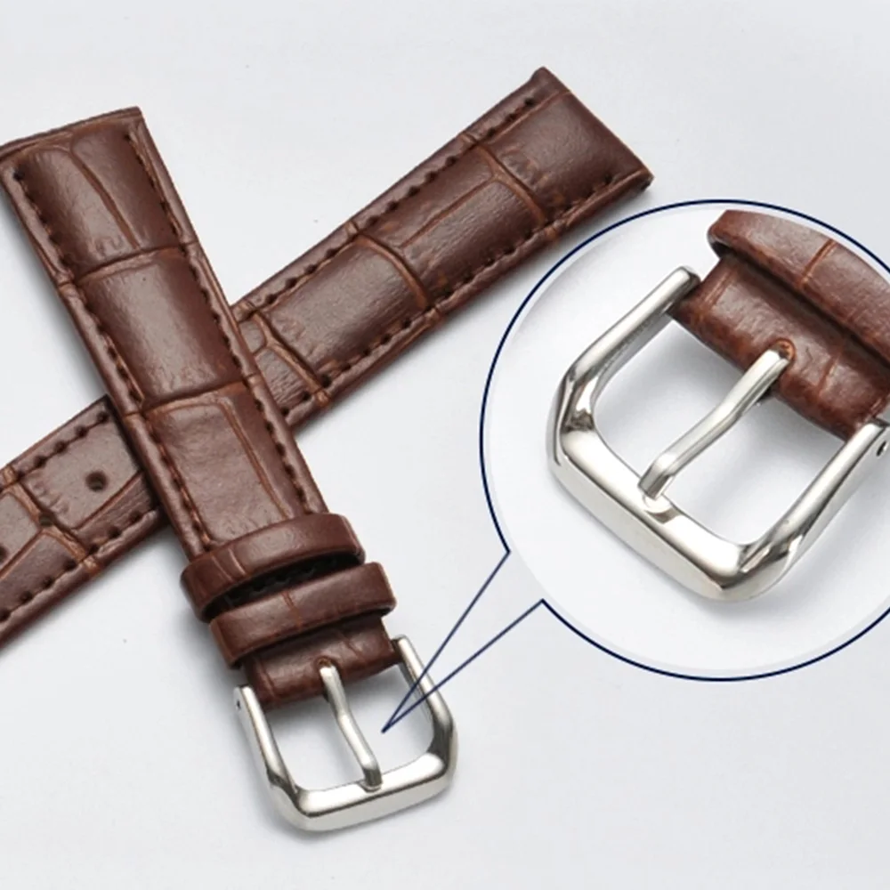 10mm 12mm 13mm 14mm 15mm 16mm 17mm 18mm 19mm 20mm 21mm 22mm 23mm 24mm Watch Band Genuine Leather Universal Wrist Strap With Tool