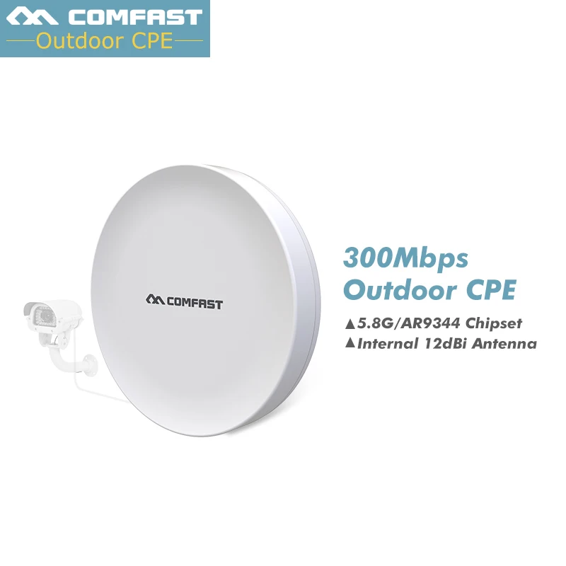 COMFAST cf e211a 5.8 ГГц Открытый Wi Fi мост 300 Мбит Long Range CPE 802.11a/точка доступа маршрутизатор