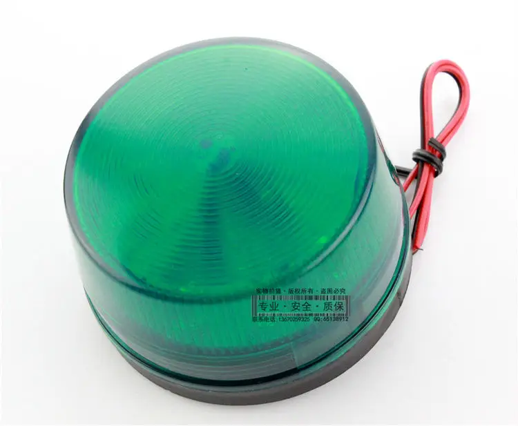 Сигнальная светового Индикатора TB35 N-3071 220 В мигающий предупреждающий светодиодный светильник охранная сигнализация IP44 - Цвет: greenDC24V