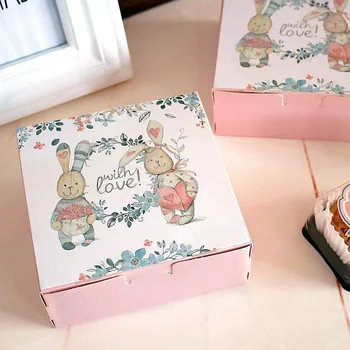 

20pcs/lot Chocolate gift box,Pink or Blue fancy moon gift boxes, Magnetic closure gift packing box,Wedding cake box 12*12cm
