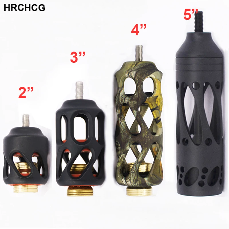 

2/3/4/5 inch Archery Aluminum Stabilizer Black Hunting Compound Bow Stabilizer CNC machined Compound Bow Recurve Bow 2" 3" 4" 5"