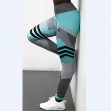 Модные женские леггинсы для тренажерного зала, высокие эластичные леггинсы с принтом, женские леггинсы для фитнеса, штаны с эффектом пуш-ап, одежда, спортивные леггинсы