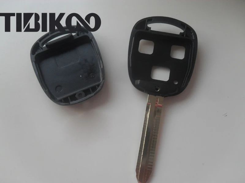 20PCS Remote Key Shell For Toyota 3 Buttons With TOY43 Blade Key Cover Blanks