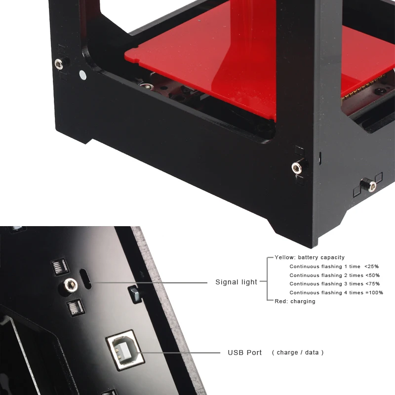 NEJE DK-8-FKZ 1500mW Laser Cutter Engraver CNC Router Laser Printer Mini Engraving Machine USB DIY Wood Carving Print Tools Kit