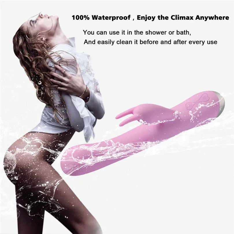 Vibrator Sex Toys For Woman 7 Speed Silicone Vibrator G-Spot Dildo Rabbit Female Adult Sex Toy Waterproof Massager (16)
