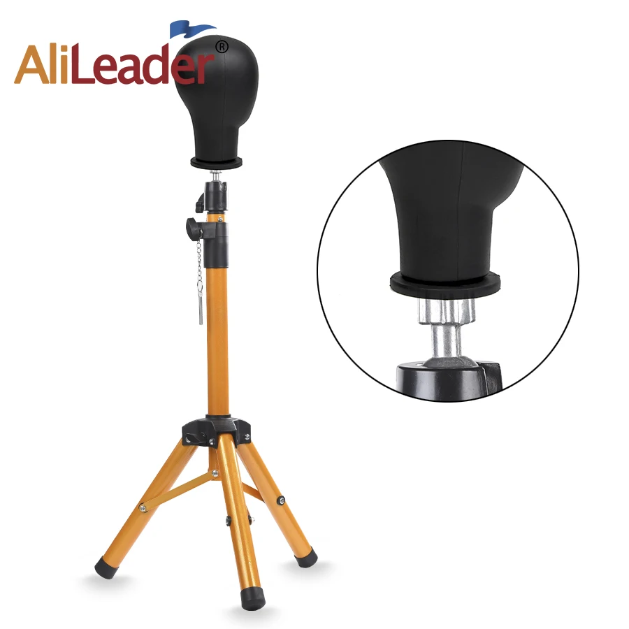 

Alileader Adjustable Mannequin Tripod Stronger Wig Head Stand Holder For Wigs Traning Head Stand For Hairdressing Wigstand 115